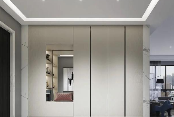 冷暖色系裝修風(fēng)格：門板 柜體 墻板一體化定制，打造同色系高級感家居