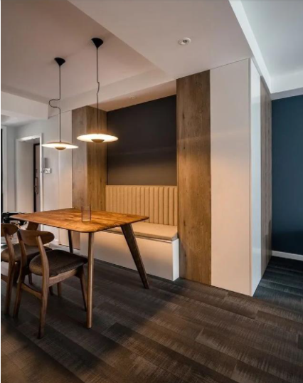 復(fù)式樓裝修案例：卡座+榻榻米+隱形儲(chǔ)藏室，收納無敵