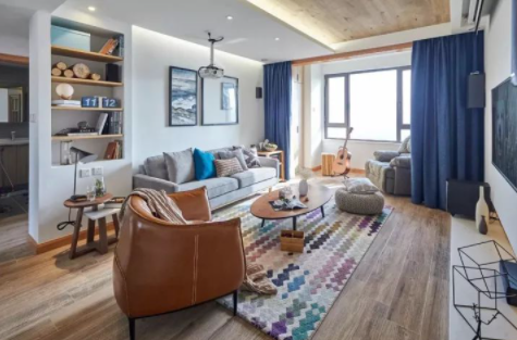 小戶型裝修設(shè)計(jì)：給自家小戶型，備上純色的窗簾吧