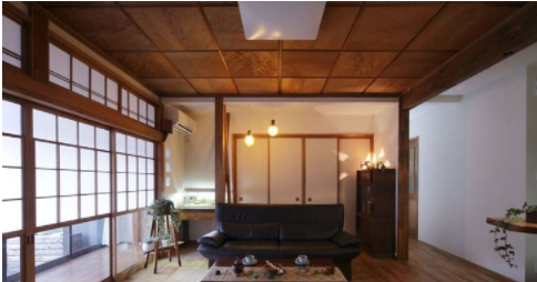 客廳家具裝修設(shè)計(jì)，日式客廳墻漆適合什么顏色？