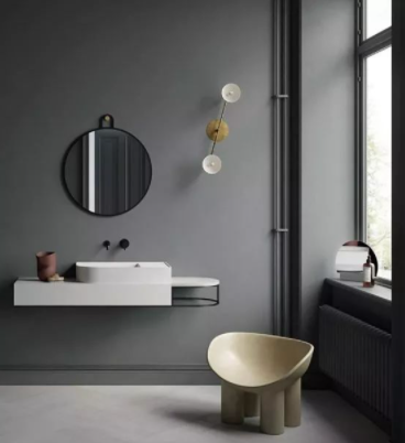 大戶型家裝設(shè)計(jì)：傳統(tǒng)浴室柜已經(jīng)不流行，簡(jiǎn)潔時(shí)尚的衛(wèi)生間浴室柜!