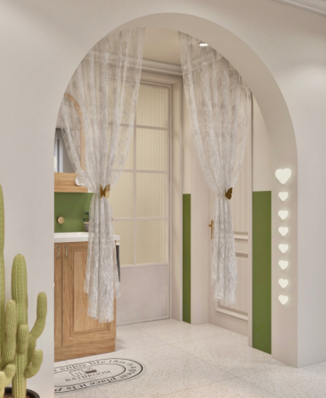 pvc浴室柜廠家：干濕二分離，浴室柜做轉(zhuǎn)角設(shè)計(jì)擴(kuò)容2倍