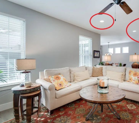 客廳裝修圖片：客廳裝修怎么選擇燈具，裝射燈還是筒燈？