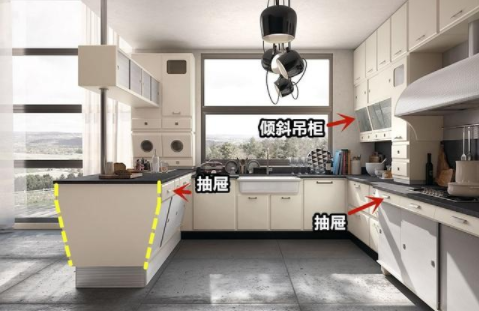 廚房墻磚改造：廚房你們會這樣定制地柜嗎？