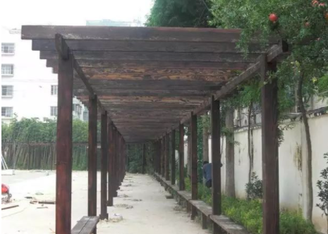 花架尺寸設(shè)計，防腐木花架的實用性