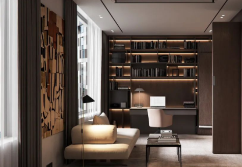 智能書柜定制：書柜新風尚，演繹現(xiàn)代書房！
