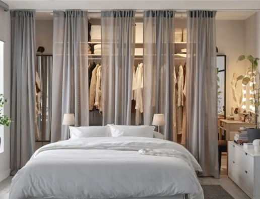 臥室柜子裝飾：讓臥室與衣帽間巧妙共存的方法來(lái)了！