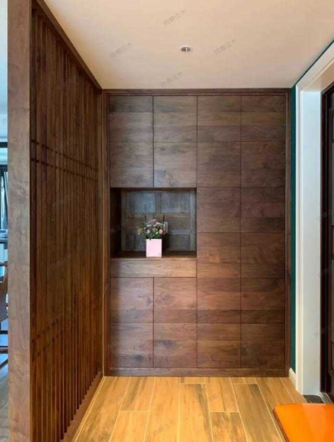 鄭州小戶型中式裝修，直入式戶型如何設(shè)計(jì)玄關(guān)？