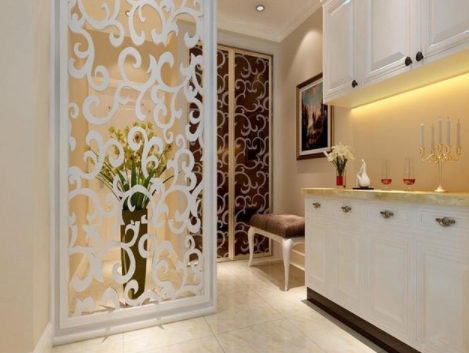 客廳家裝隔斷設(shè)計(jì)：屏風(fēng)隔斷設(shè)計(jì)圖，浪漫唯美屏風(fēng)隔斷欣賞