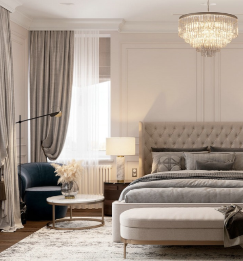 成都別墅裝修風格：別墅裝修如何挑選臥室燈具