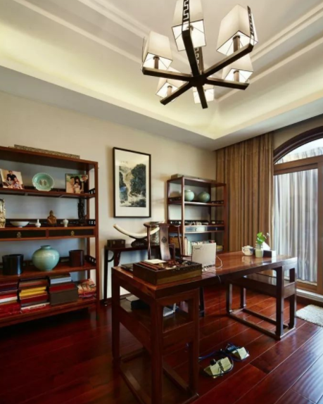 武漢家裝案例：現(xiàn)代中式家裝風(fēng)格 家具如果搭配？