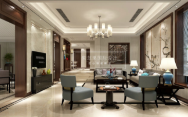 家庭裝修中式風格：新中式風搭配，空間線條和顏色缺一不可