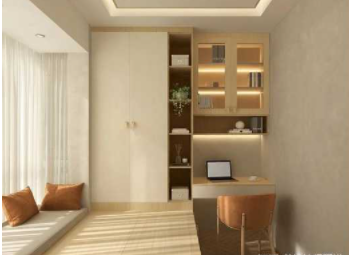 小戶型家裝設(shè)計，小戶型書房怎么做收納？