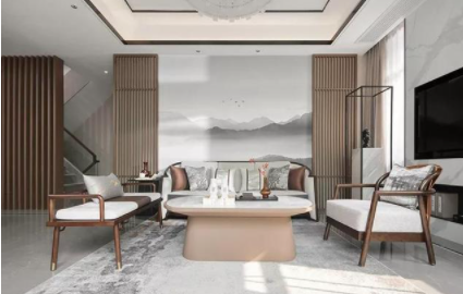 多功能升降茶幾：絕美新中式，利用家具打造出高級感，茶幾更是點(diǎn)睛之筆