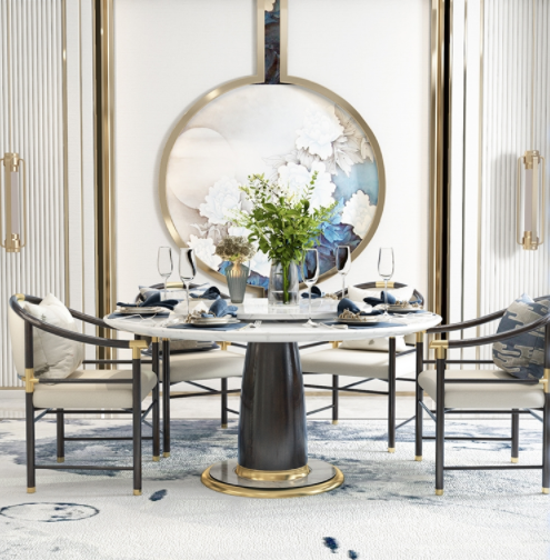 中式新古典家具：優(yōu)雅有格調(diào)的新中式風(fēng)格餐廳，是家具界不朽的時尚