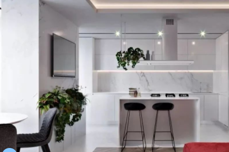 整體櫥柜臺面寬度：櫥柜臺面選大理石嗎？尺寸多少合適？