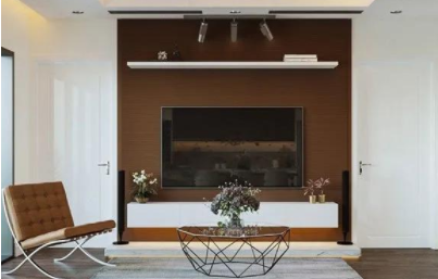 家裝客廳風(fēng)格設(shè)計(jì)：現(xiàn)代中式風(fēng)格家裝設(shè)計(jì)，臥室衣柜電視柜梳妝臺(tái)一體