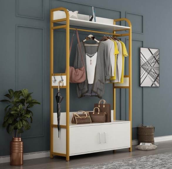 玄關處掛衣架好嗎，玄關處放晾衣架的效果